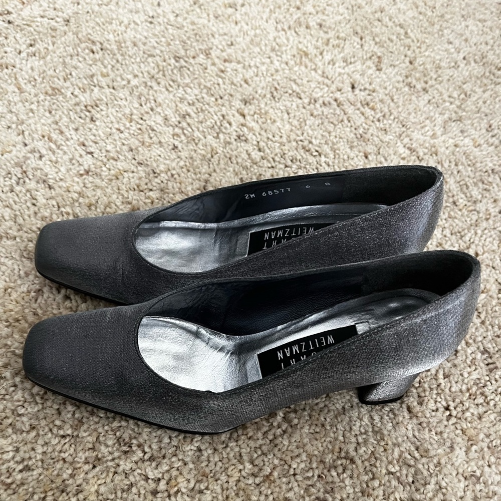 Vintage Bronze Stuart Weitzman Heels